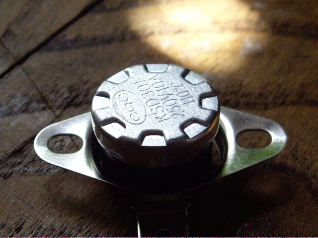 Termostato electrodoméstico 250V 80,90,100,160,185ºC - KSD302 ((NOVO))