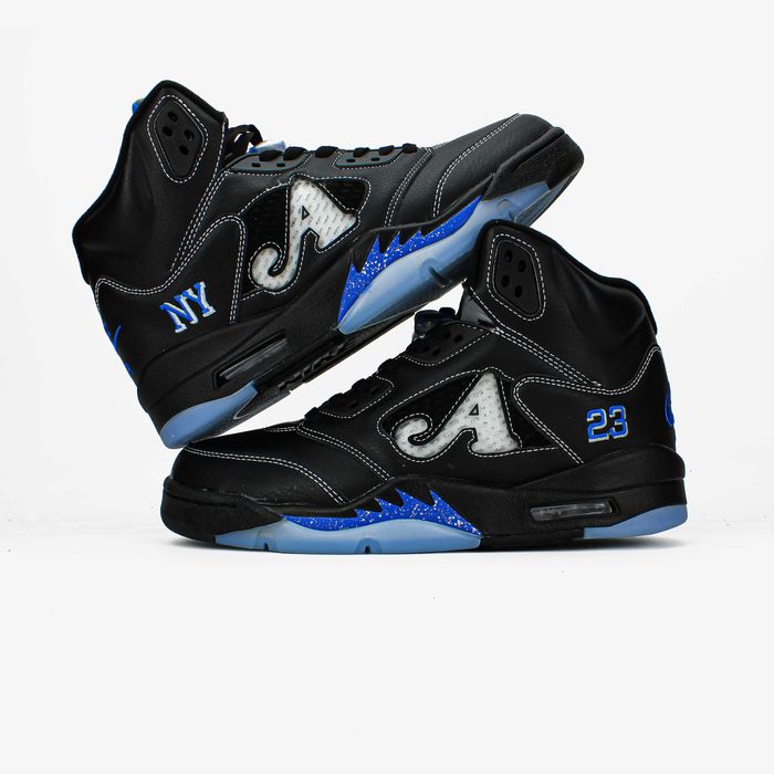 Мужские кроссовки Nike Air Jordan 5 Retro OG Black Metallic Reimagined