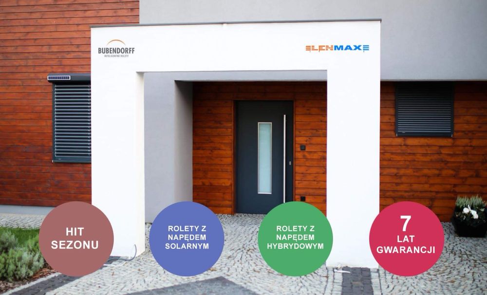 Roleta zewnętrza  Solarna Bubendorff