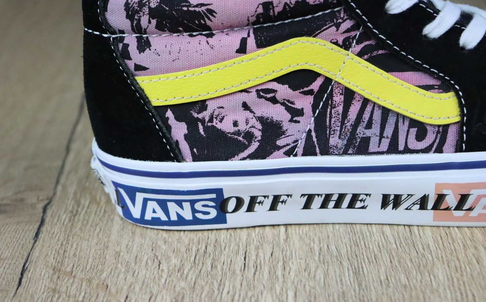 Vans skórzane damskie trampki 38 ( 24 cm)