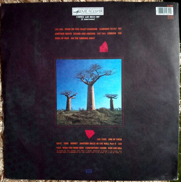 PINK FLOYD "Delicate Sound of Thunder" подвійна вінілова платівка