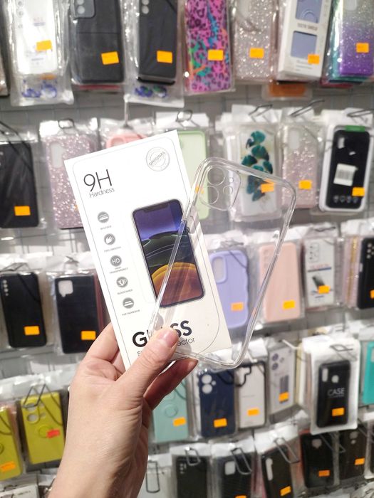 pokrowiec case, etui + szkło hartowane 9H Iphone 12 mini