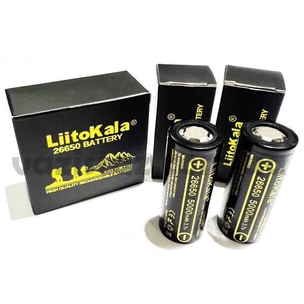 Акумулятор LiitoKala 26650 високострумовий 5000mAh Lii-50A Li-ion