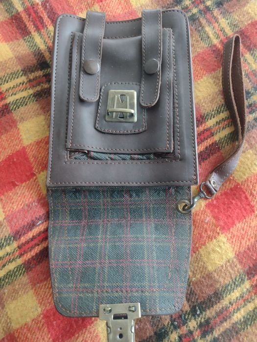 Чоловiча сумка-барсетка. Нова. Натур. Шкiра .