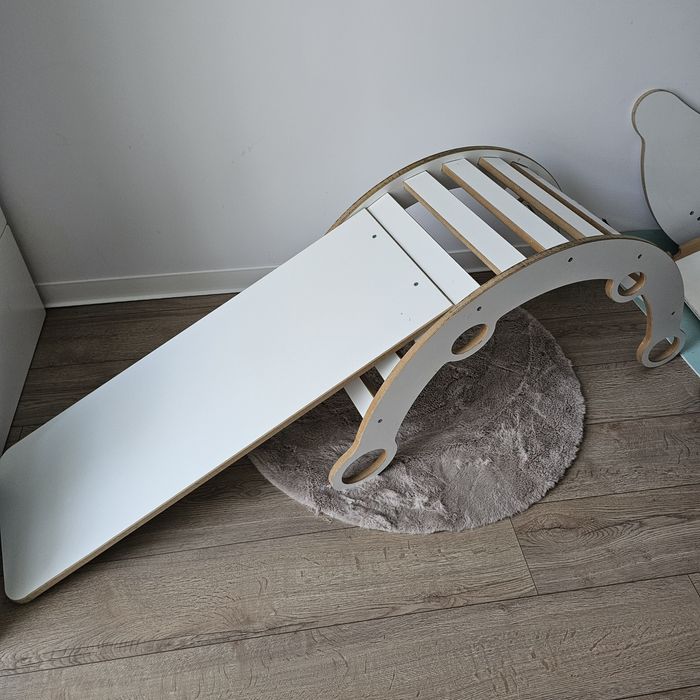 Drewniany Bujak XXL 3w1 zestaw zlozony Lunekids