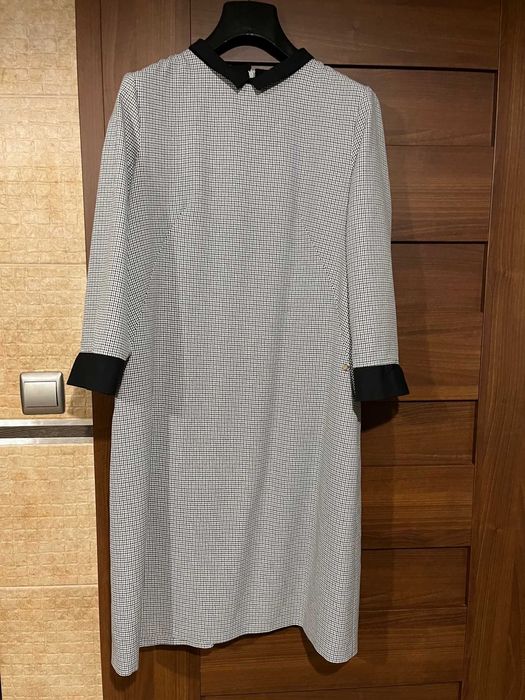 Sukienka elegancka SU pepitka rozm. 44