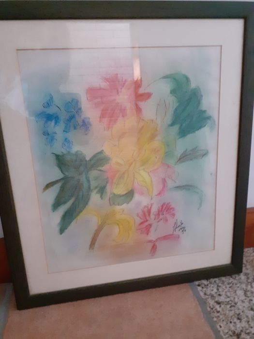 Quadro original - desenho flores