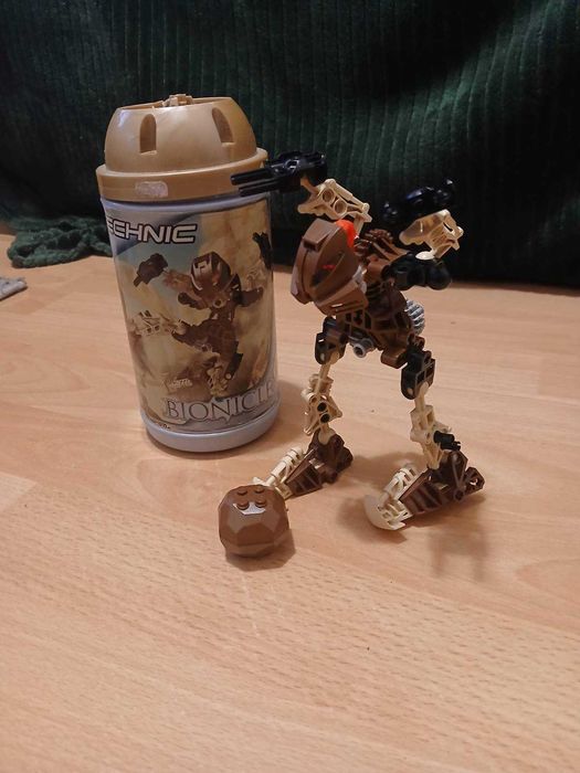 LEGO Bionicle 8531 Pohatu Toa Mata retro 2001 figurka kamień