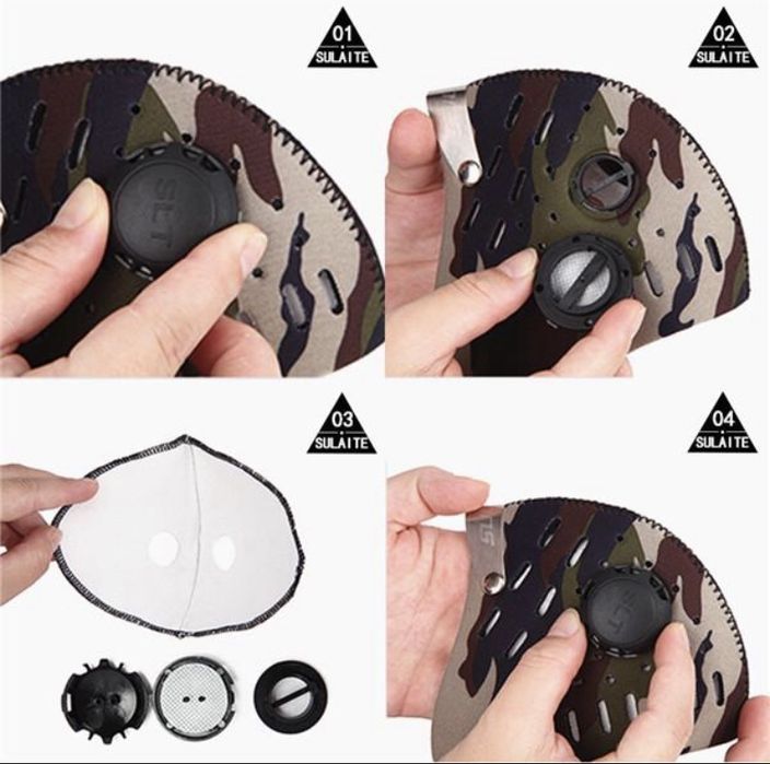 Маска з фільтром клапаном