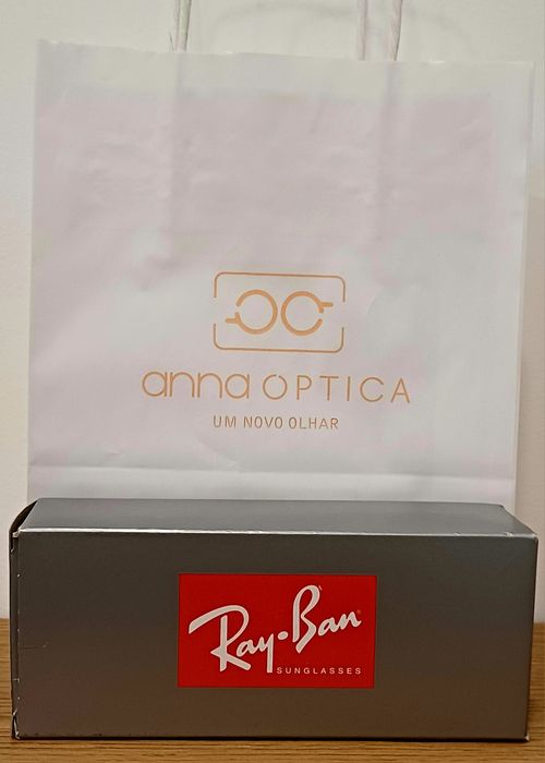 Ray Ban Aviator Gun Metal Mirror Originais e Novos