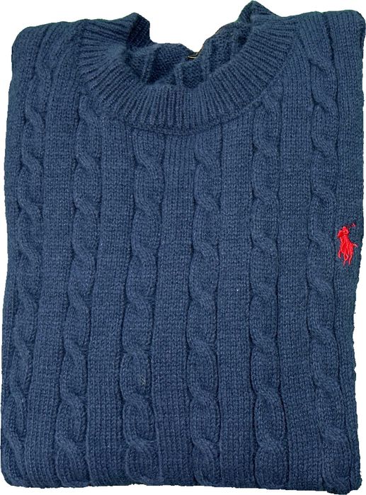 sweter granatowy Ralph Lauren