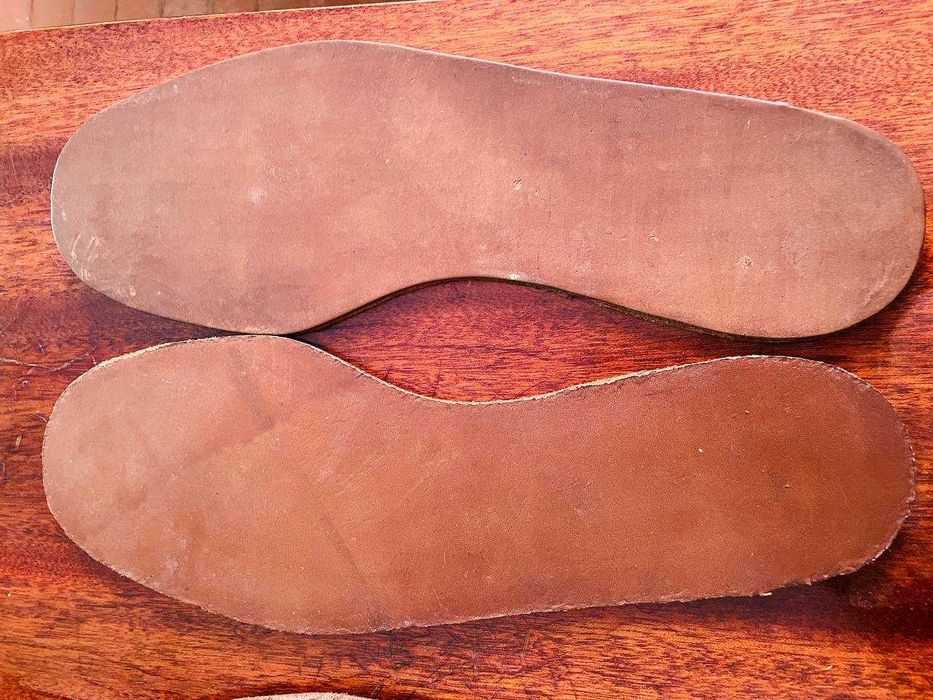 Подошвы из натуральной кожы