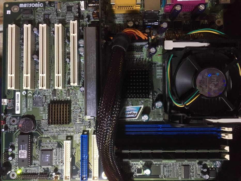 Motherboard MATSONIC MS9317E+ (skt478 - P4 - SDR/DDR), Celeron 2.5Ghz