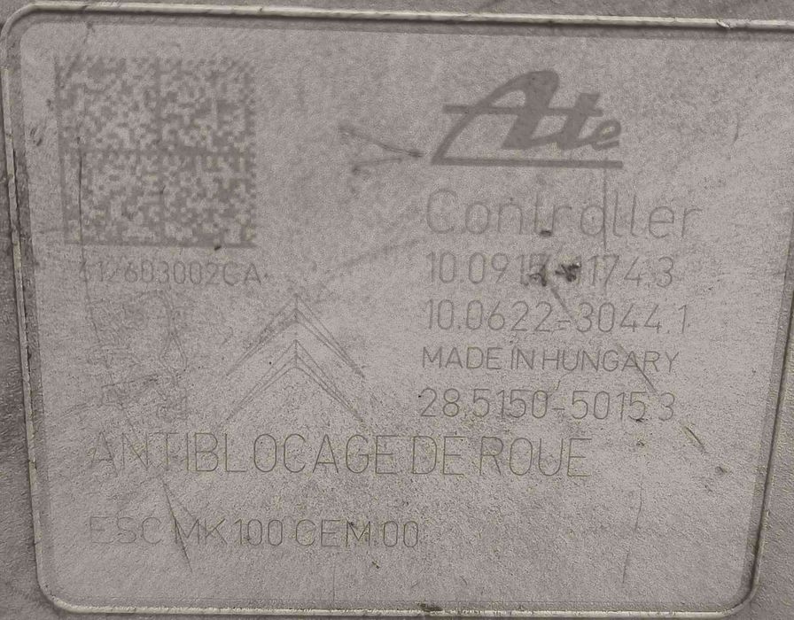 ABS | PEUGEOT | 208 I (CA_, CC_) [03.2012 - 03.2020]