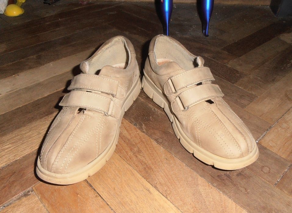 Туфли кожаные, по стельке 24,8 см.