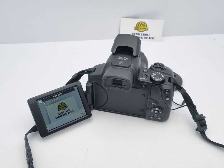 Aparat Cyfrowy Canon POWERSHOT SX70 HS 4K WIFI Czarny