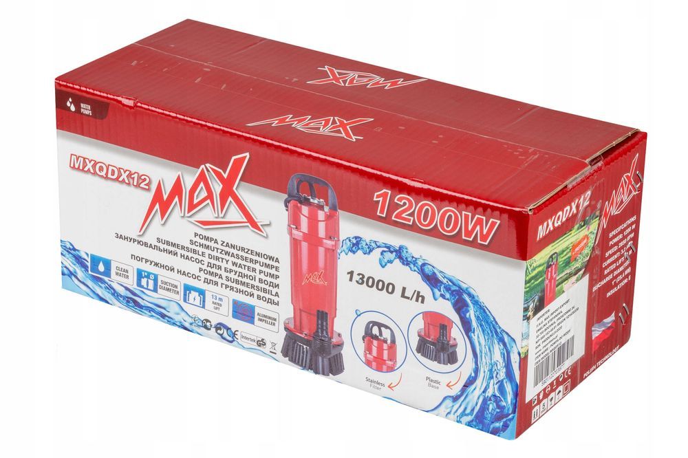 Pompa Zanurzeniowa Do Wody Czystej Brudnej Sitko