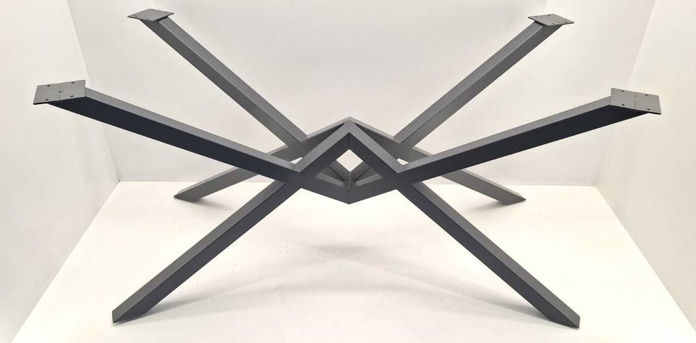 Металеві опори ніжки для столу Підстілля Loft з профілю Металеві ніжки