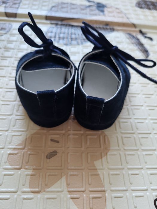 Buty na chrzest granatowe, rozmiar 10