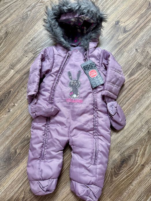 Комбінезон зимовий теплий для 1-3 міс дитини 68-74 см