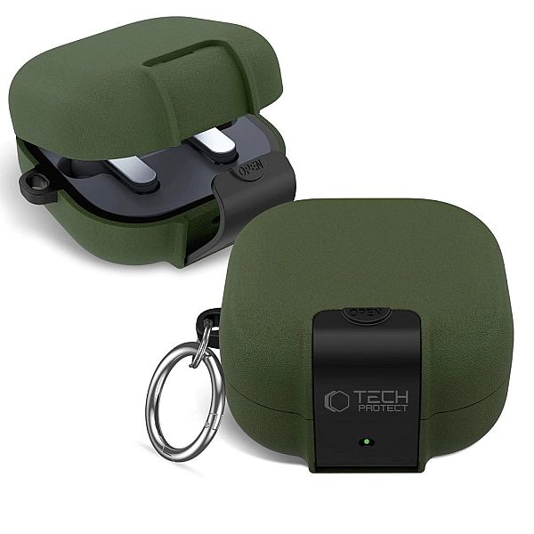Tech-Protect Slim Hook Samsung Galaxy Buds 4 / 4 Pro Olive Green