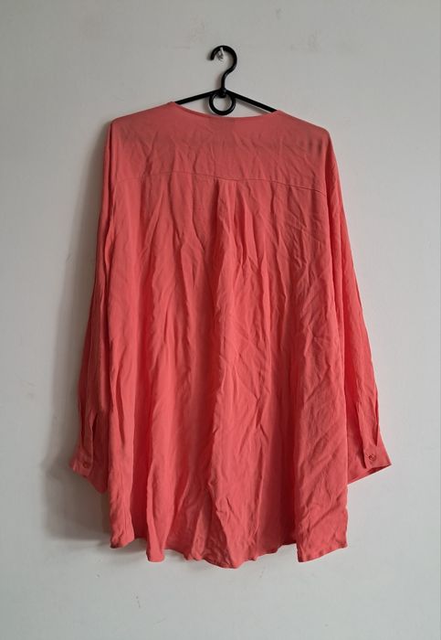 Bluzka koszulowa długi rękaw  -18/20  (100% wiskoza)