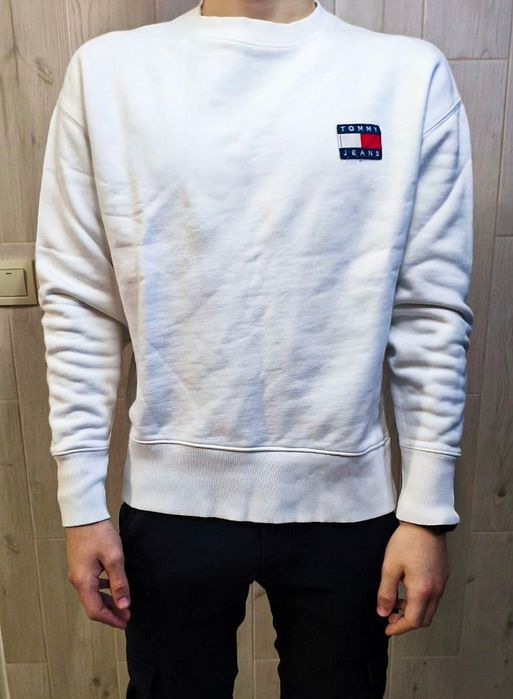 Білосніжний світшот Tommy Jeans (Оригінал) 100% Бавовна