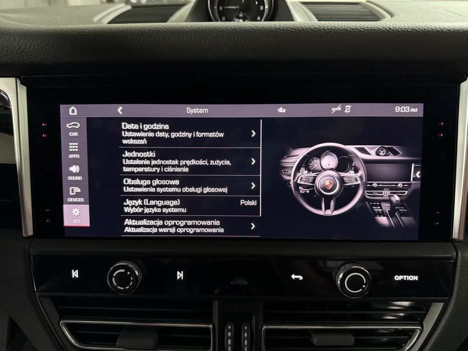 Lampy porsche Macan Konwersja USA - EU Polskie menu kodowanie Mapa
