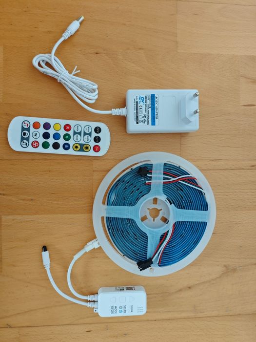 TAŚMA LED 5M COB NEON RGBIC 576 LED/M WS2811 rolka 10mm kolorowa IP20