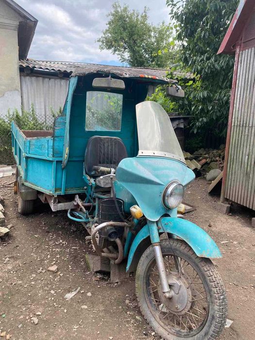 Мотоцикл Днєпр М79 з прицепом