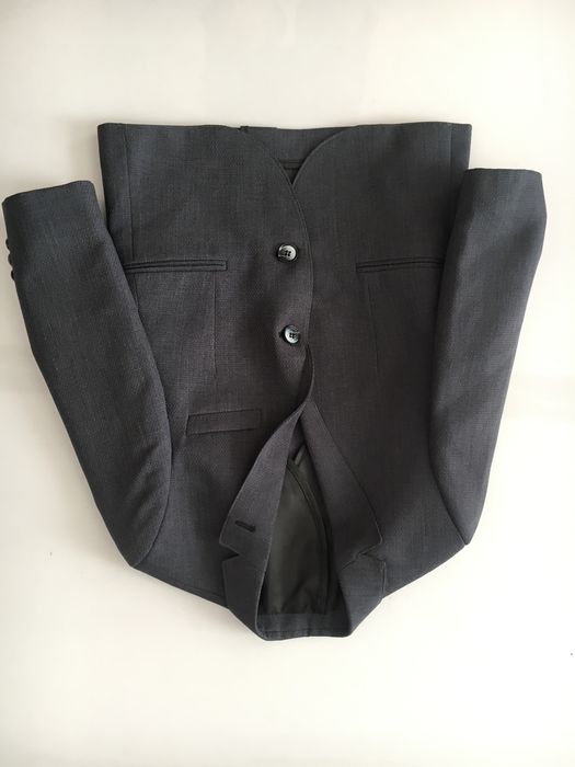 Elegancka marynarka chlopieca dla dziecka grafitowa Emir 6-7 lat 122