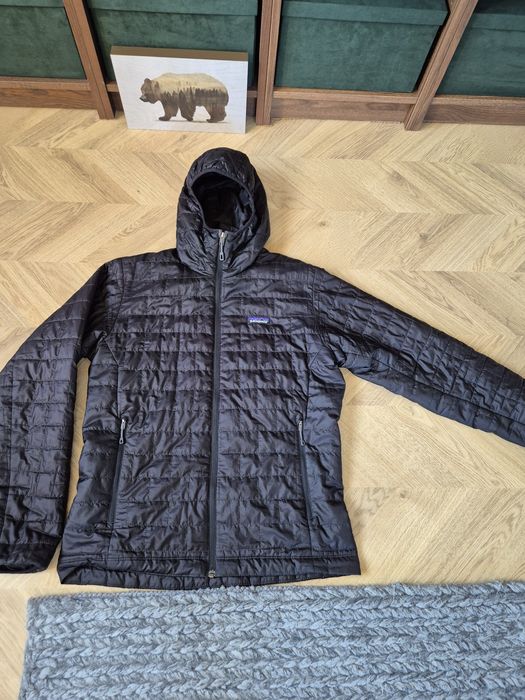 Patagonia kurtka puchowa w karo wiosenna