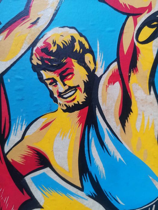 Cartaz / cartonado de cinema / filme Golias Contra Os Gigantes