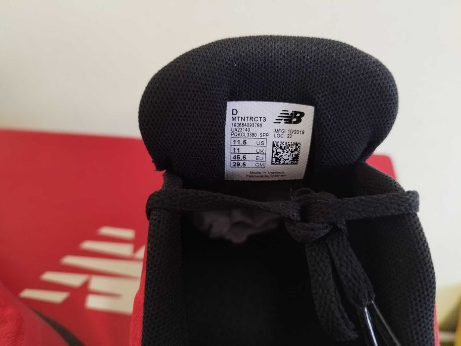 Кросівки New Balance Nitrel MTNTRCT3 45.5 (11.5US) 29.5см Red (193684093786)