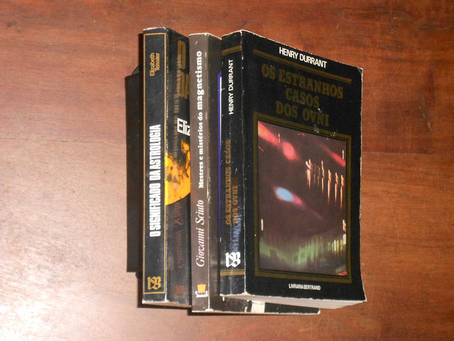 Livros diversos astrologia OVNI magnetismo