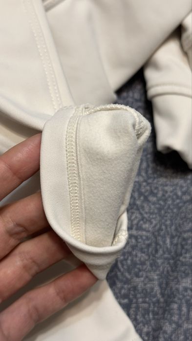 комбінезон на флісі молочний