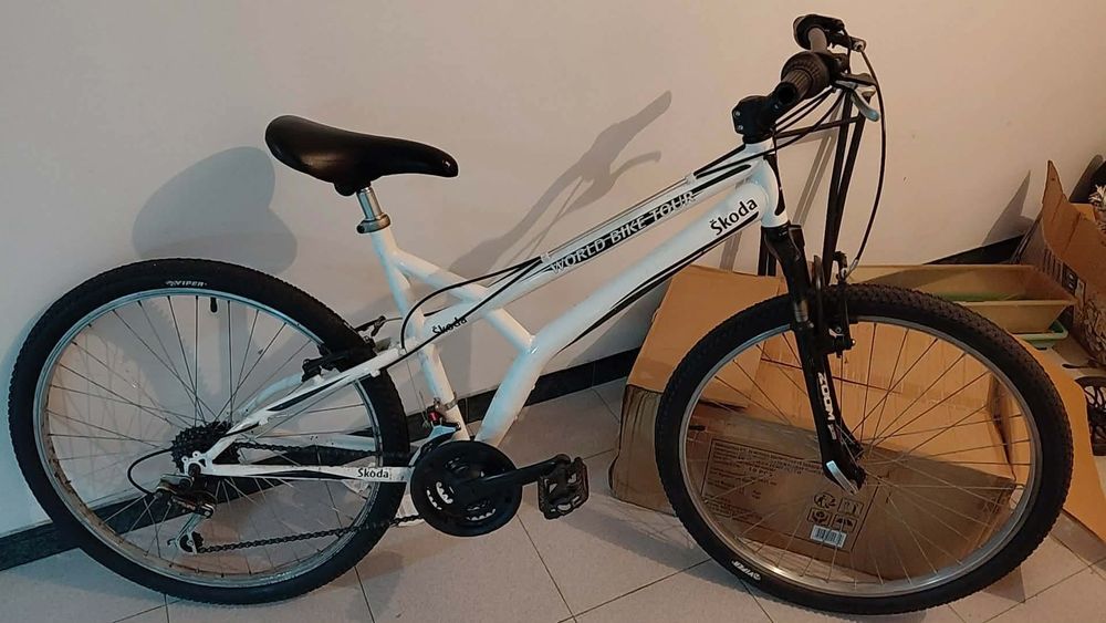 Bicicleta usada da skoda, pronta para usar!!