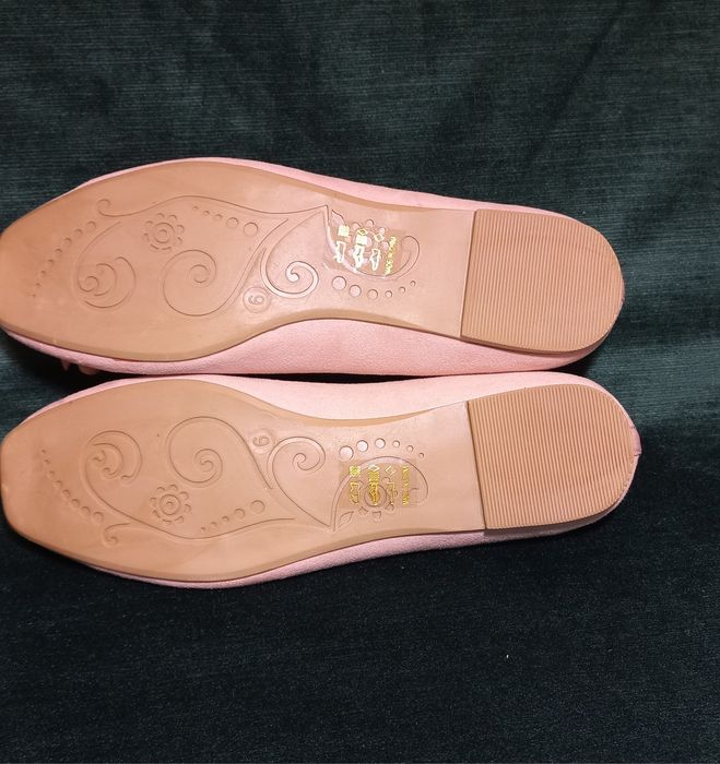 Нарядні туфлі TU 38-39 човники бежеві балетки жіночі/женские