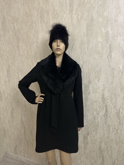 Кашимірове пальто з натуральним хутром