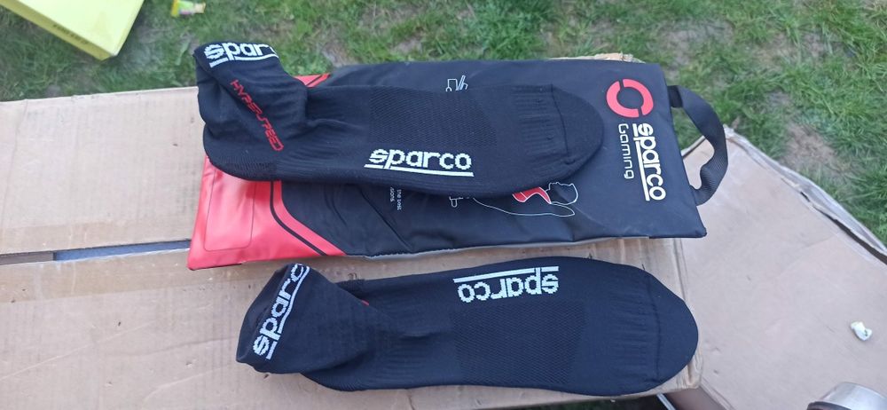 Skarpety gamingowe Sparco Hyperspeed r. 39do 47czarne nowe z opakowan