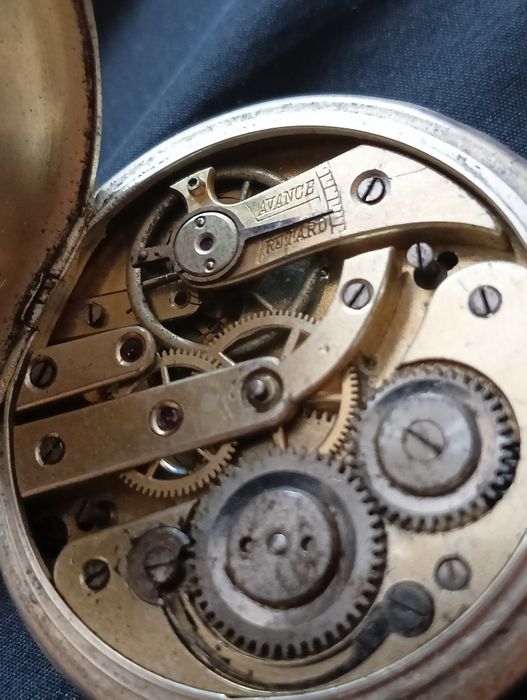 Srebny galoone zegarek