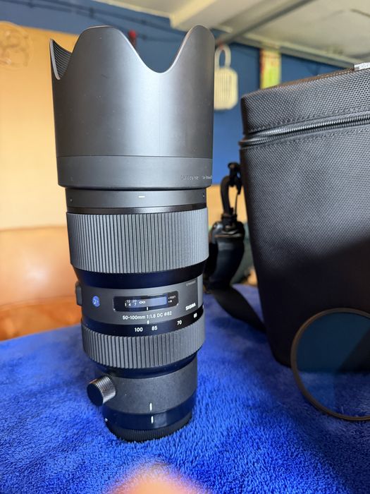 Sigma art 50-100 1,8 canon ef-s