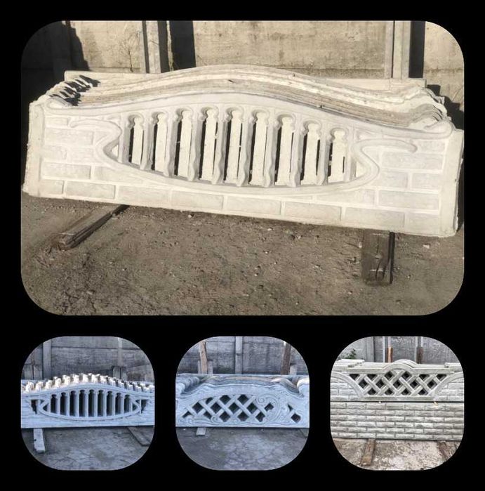 Бетонна огорожа стовпчики доставка