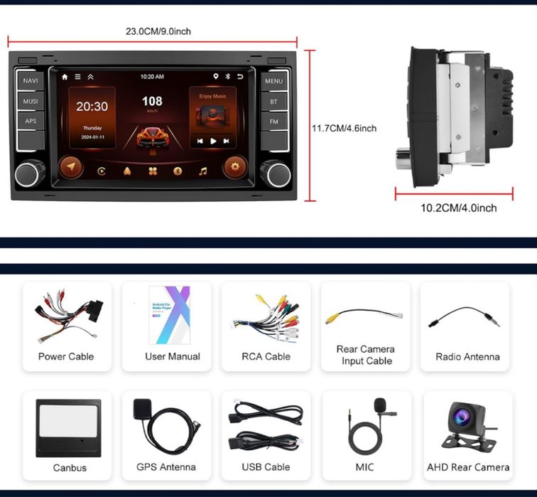 Radio para vw touareg android