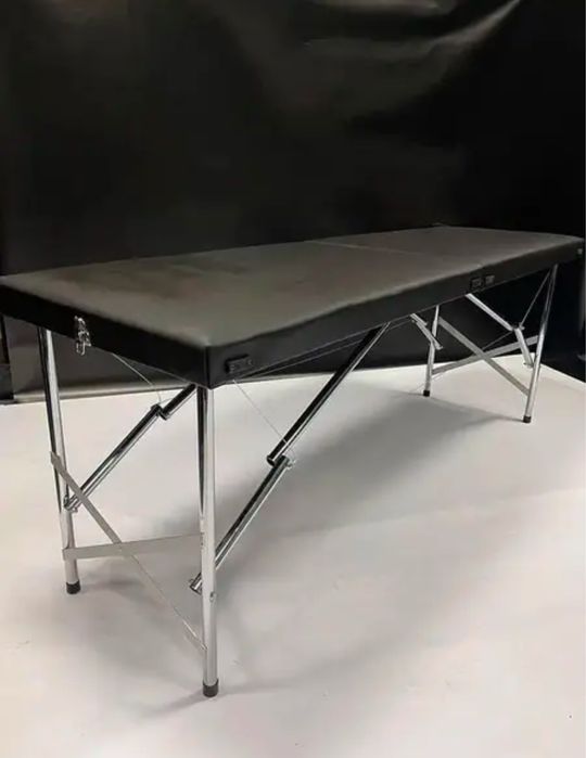 Вигідна кушетка Чорна складна, ДОСТАВКА БЕЗКОШТОВНО, №10 косметична