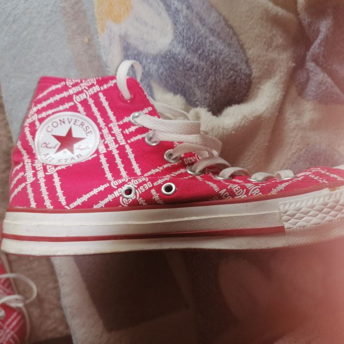 Trampki converse czerwone