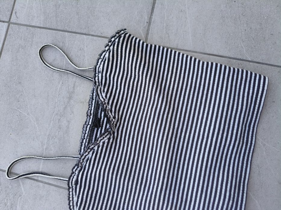 Zara bluzka w paski top prążki S