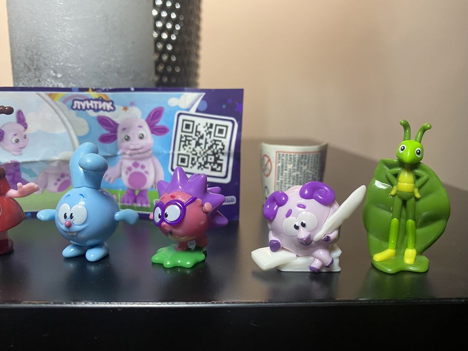 Лунтік іграшки лунтик киндер игрушки коллекция