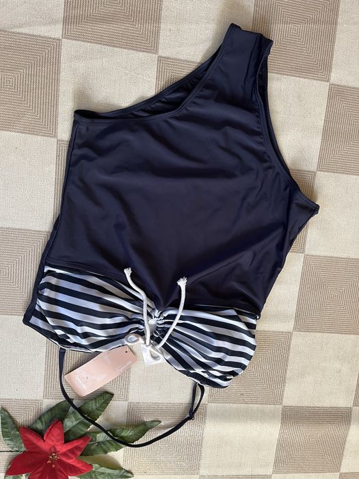 Captain Mike strój kostium kąpielowy jednoczęściowy granat na basen L