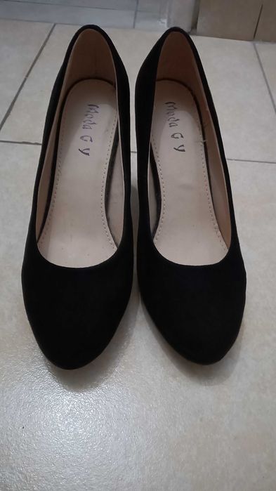 Sapatos de salto n°37 - usados 1 vez